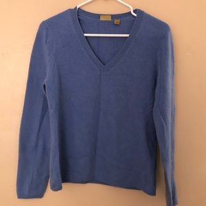 Caslon Blue Cashmere Sweater